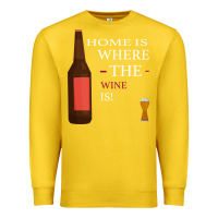 Lemon HOME IS WHERE THE WINE IS Premium Sweatshirt - Bettercallsaul