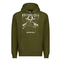 Army Green Ice Nine Kills Premium Hoodie - linhVisuals