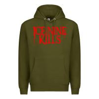 Army Green red ice nine kills Premium Hoodie - linhVisuals