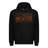 Black grand canyon Premium Hoodie - linhVisuals