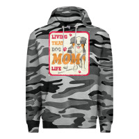 Slate Camo australian shepherd mom t  shirt living that dog mom life australian s Premium Hoodie - linhVisuals