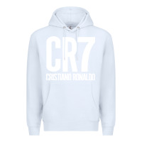 White Cristiano CR7 Premium Hoodie - linhVisuals