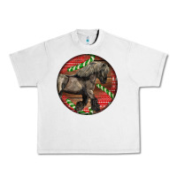 Lunar Rock Belgian Horse Christmas Urban Heavy Tee - LillyAllenDesigns