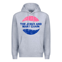 Heather Grey The Jesus And Marychain Premium Hoodie - linhVisuals