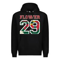 Flower 29 Wild Goalie Fleury Minnesota Pro Ice Hockey Design Premium Hoodie | Teevron