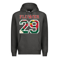 Charcoal Heather flower 29 wild goalie fleury minnesota pro ice hockey design Premium Hoodie - linhVisuals