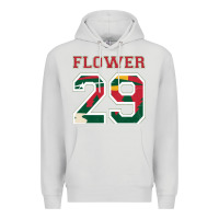 Dove Grey flower 29 wild goalie fleury minnesota pro ice hockey design Premium Hoodie - linhVisuals