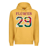 Mustard flower 29 wild goalie fleury minnesota pro ice hockey design Premium Hoodie - linhVisuals