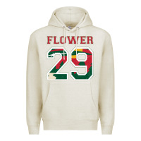Oatmeal Heather flower 29 wild goalie fleury minnesota pro ice hockey design Premium Hoodie - linhVisuals