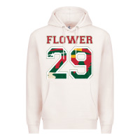 Pale Pink flower 29 wild goalie fleury minnesota pro ice hockey design Premium Hoodie - linhVisuals