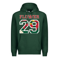 Sports Green flower 29 wild goalie fleury minnesota pro ice hockey design Premium Hoodie - linhVisuals