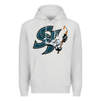 Dove Grey the barracuda san jose Premium Hoodie - linhVisuals