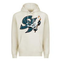 Oatmeal Heather the barracuda san jose Premium Hoodie - linhVisuals