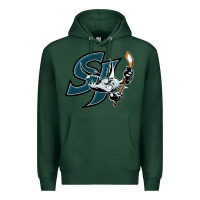 Sports Green the barracuda san jose Premium Hoodie - linhVisuals