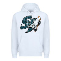 White the barracuda san jose Premium Hoodie - linhVisuals