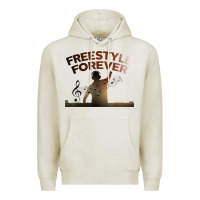 Oatmeal Heather freestyle dj 80s electronic dance music great concert Premium Hoodie - linhVisuals