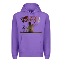 Purple freestyle dj 80s electronic dance music great concert Premium Hoodie - linhVisuals