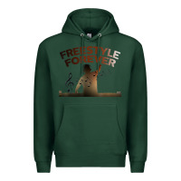 Sports Green freestyle dj 80s electronic dance music great concert Premium Hoodie - linhVisuals