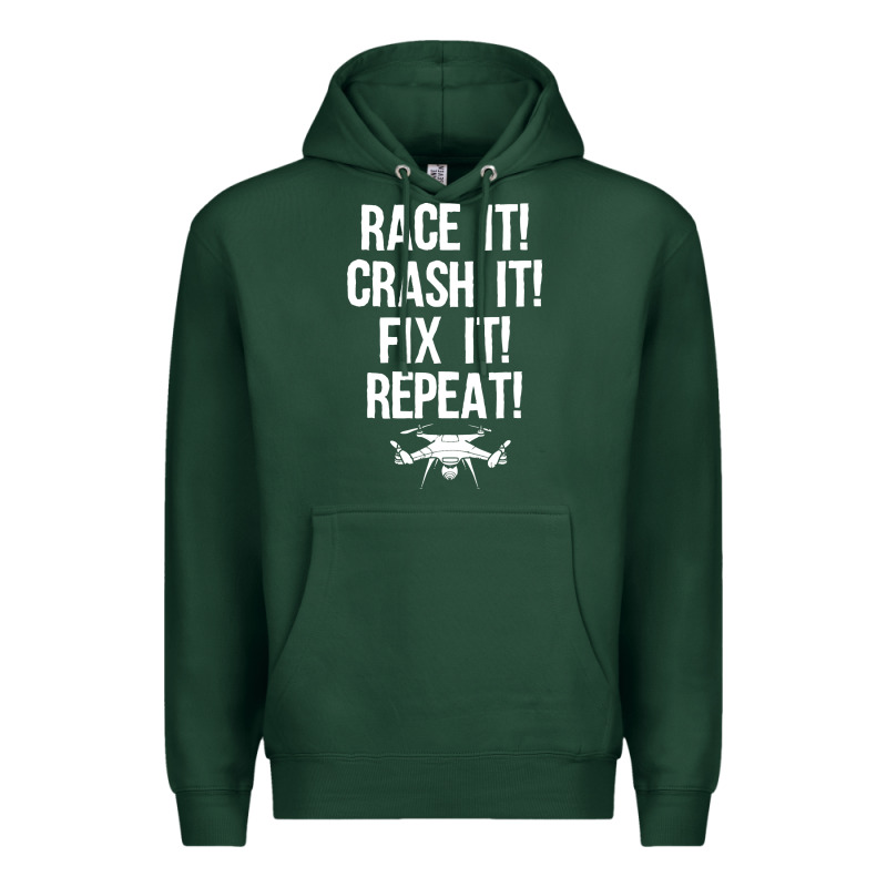 Funny Drone Racing Design Men Women Drone Pilot Rc Racers Premium Hoodie by linhVisuals | Teevron