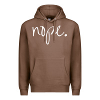Chestnut funny nope Premium Hoodie - linhVisuals