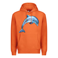 Carrot dolphin Premium Hoodie - BarkalooDesign