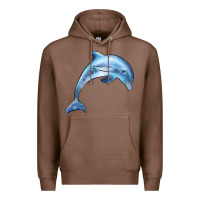 Chestnut dolphin Premium Hoodie - BarkalooDesign