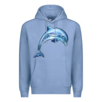 Colony Blue dolphin Premium Hoodie - BarkalooDesign