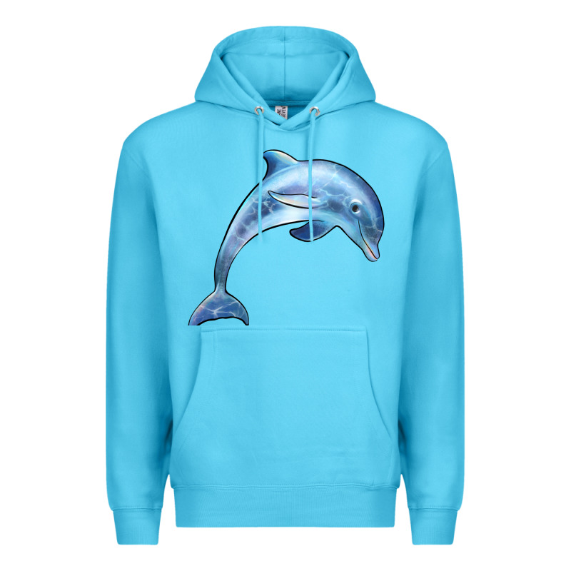 Dolphin Premium Hoodie by BarkalooDesign | Teevron