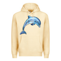 Pina Colada dolphin Premium Hoodie - BarkalooDesign