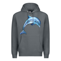 Rock dolphin Premium Hoodie - BarkalooDesign