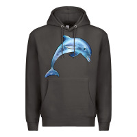 Smoke dolphin Premium Hoodie - BarkalooDesign