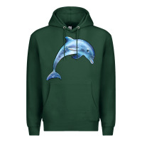 Sports Green dolphin Premium Hoodie - BarkalooDesign