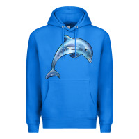 True Royal dolphin Premium Hoodie - BarkalooDesign