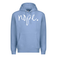 Colony Blue funny nope Premium Hoodie - linhVisuals
