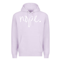Lilac funny nope Premium Hoodie - linhVisuals
