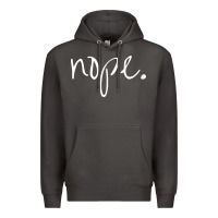 Smoke funny nope Premium Hoodie - linhVisuals