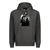 Charcoal Heather hunt showdown louisiana outlaw Premium Hoodie - linhVisuals