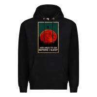 Black hiking and miles to go before i sleep Premium Hoodie - linhVisuals