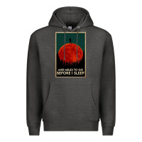 Charcoal Heather hiking and miles to go before i sleep Premium Hoodie - linhVisuals