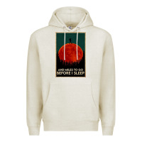 Oatmeal Heather hiking and miles to go before i sleep Premium Hoodie - linhVisuals
