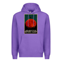 Purple hiking and miles to go before i sleep Premium Hoodie - linhVisuals