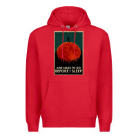 Red hiking and miles to go before i sleep Premium Hoodie - linhVisuals