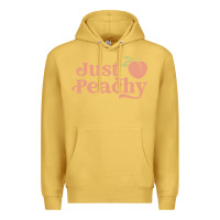 Antique Gold just peachy retro 70s georgia peaches summer fruit Premium Hoodie - linhVisuals