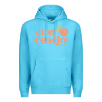Ocean Blue just peachy retro 70s georgia peaches summer fruit Premium Hoodie - linhVisuals