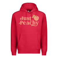 Cardinal just peachy retro 70s georgia peaches summer fruit Premium Hoodie - linhVisuals