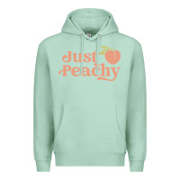Seafoam just peachy retro 70s georgia peaches summer fruit Premium Hoodie - linhVisuals