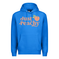 Just Peachy Retro 70s Georgia Peaches Summer Fruit Premium Hoodie | Teevron