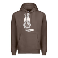 Coffee australian shepherd Premium Hoodie - linhVisuals