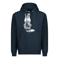 Navy australian shepherd Premium Hoodie - linhVisuals