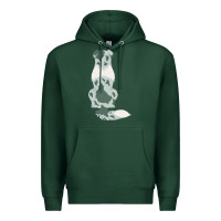Sports Green australian shepherd Premium Hoodie - linhVisuals